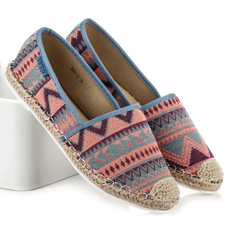 Vices Espadrilles with an ethnic pattern multicolored 1 Vices Espadrilles with an ethnic pattern multicolored 1