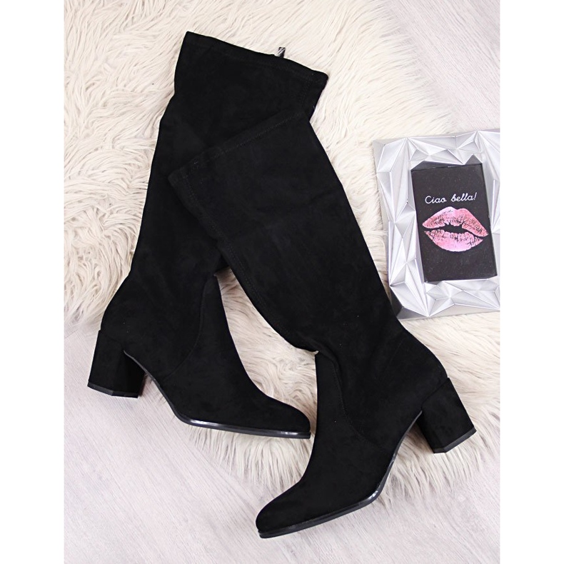 Women's boots on the post black Sergio Leone 1