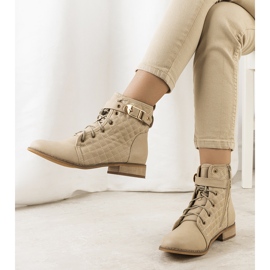 BM Dakin beige boots 1
