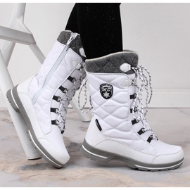 Women's snow boots waterproof winter white American Club 08/22 2 Women's snow boots waterproof winter white American Club 08/22 2