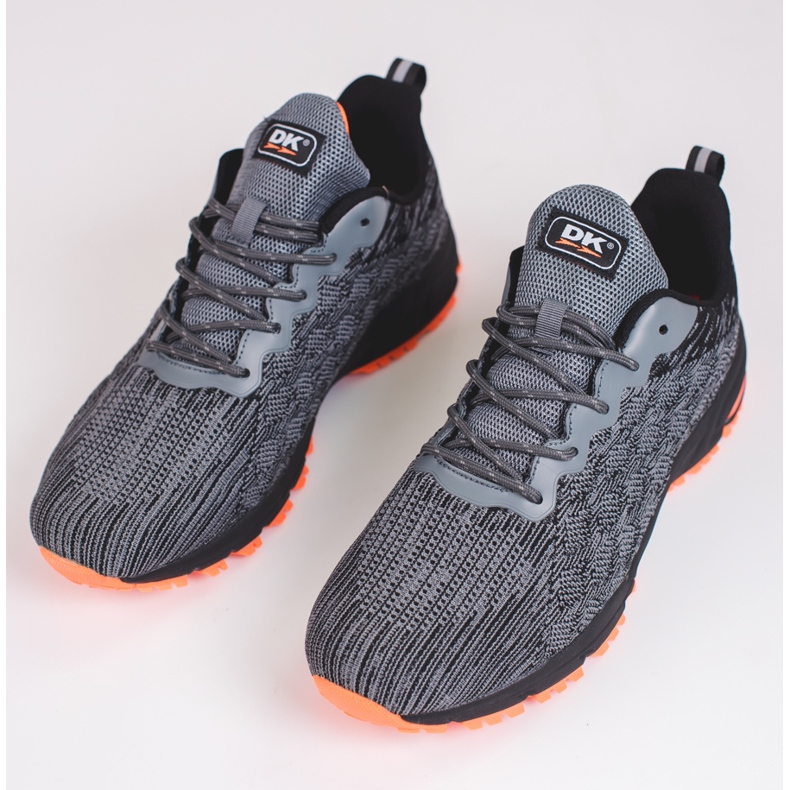 DK gray men's sports shoes black grey 2 DK gray men's sports shoes black grey 2