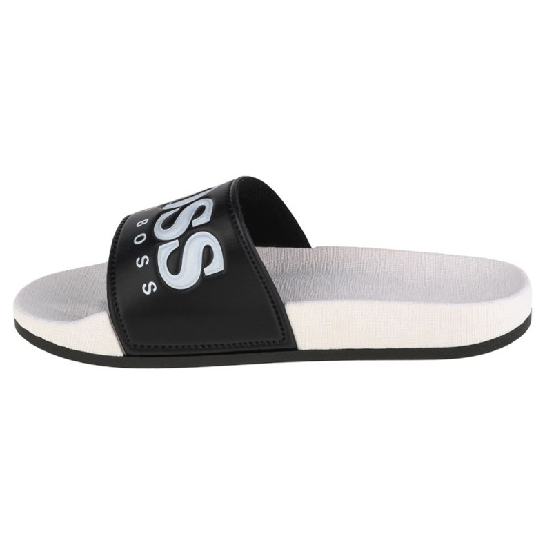 Boss Sandals J29275-09B Black flip-flops white 1 Boss Sandals J29275-09B Black flip-flops white 1