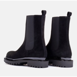 Marco Shoes Suede ankle boots black 1 Marco Shoes Suede ankle boots black 1