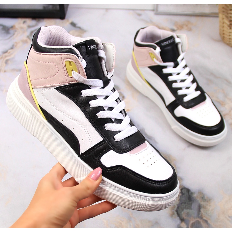 Multicolor Vinceza high-top sneakers white multicolored 1