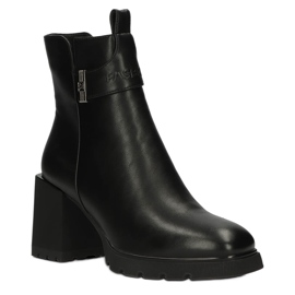 Warm Chelsea boots on the post, insulated Filippo W PAW383 black 2