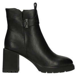 Warm Chelsea boots on the post, insulated Filippo W PAW383 black 1