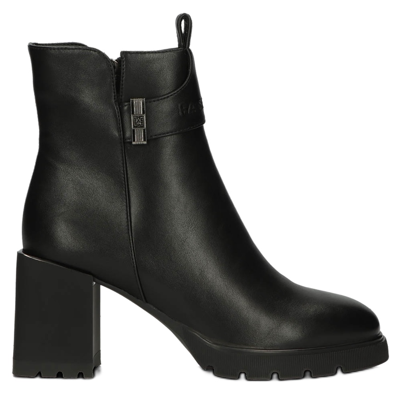 Warm Chelsea boots on the post, insulated Filippo W PAW383 black 1
