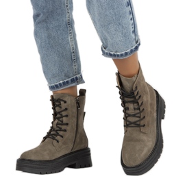 Leather suede insulated boots Filippo W PAW379B brown 1