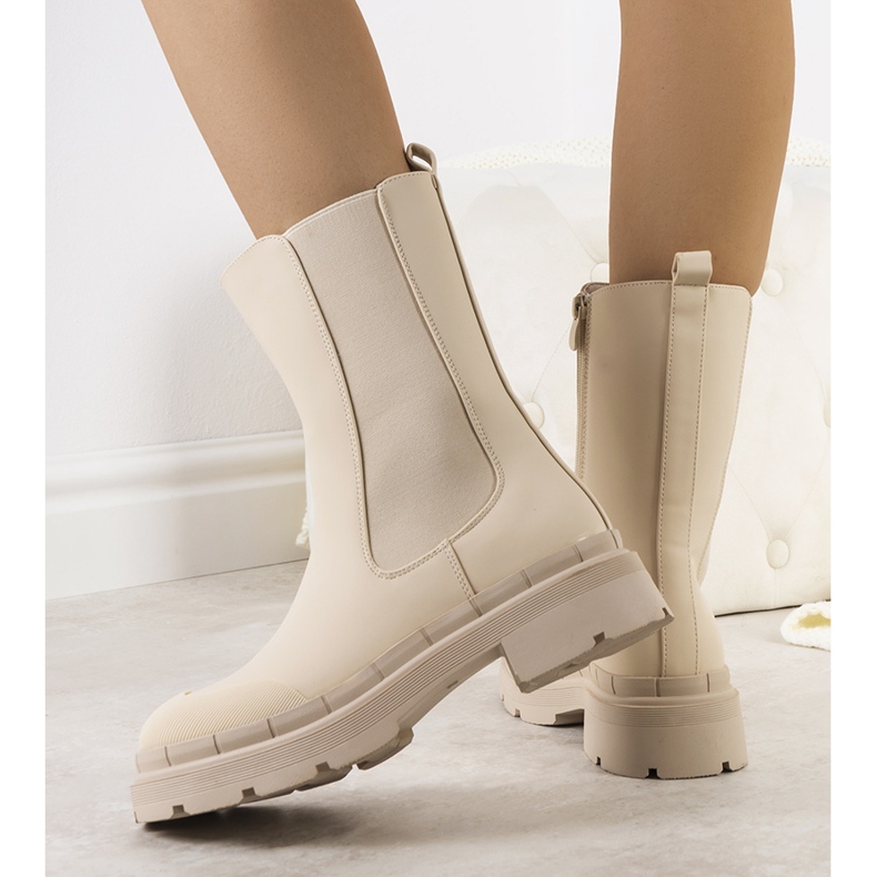 BM Matte beige Antede boots 1