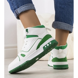 Green sneakers for the ankle Megatheo 1