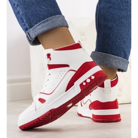 PA1 Red Megatheo ankle sneakers white 1