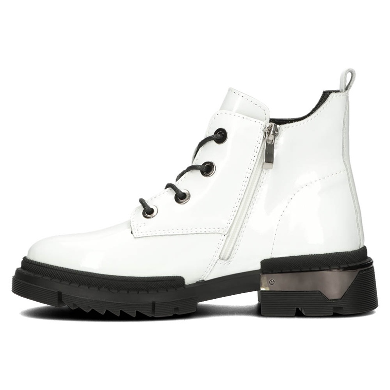 Filippo DBT4173 Insulated Patent Boots, White 1