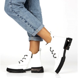 Filippo DBT4173 Insulated Patent Boots, White 3