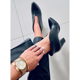 PA1 Cut out Doris Black high heels 2