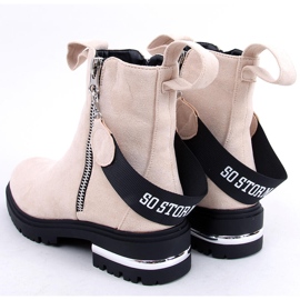 Brie Beige women's boots 1