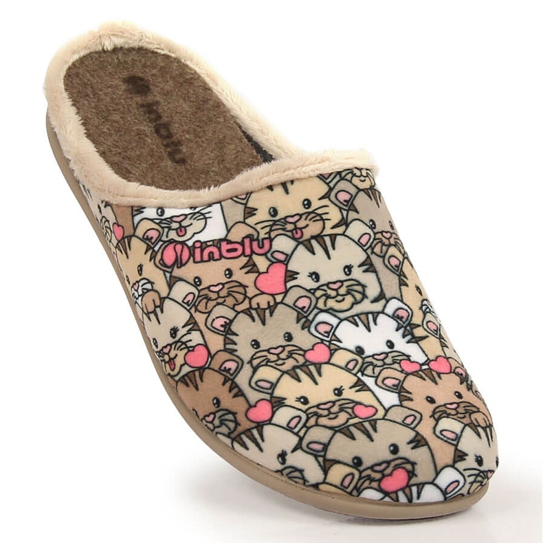 Women's slippers with a removable insert multicolor Inblu multicolored 1