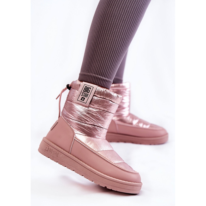 Women's snow boots Big Star II274119 Pink 2