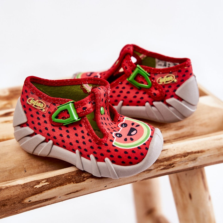 BEFADO S.A. Shoes Slippers Befado Watermelons 110P459 Red 1