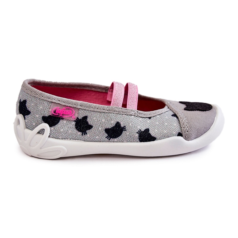 BEFADO S.A. Slippers of the Ballerina Befado Kitten 116X302 Gray grey 2