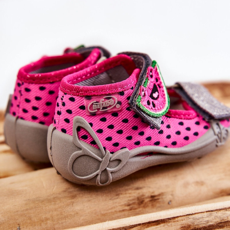 BEFADO S.A. Sandals On Velcro Watermelon Befado 342P045 Pink 2