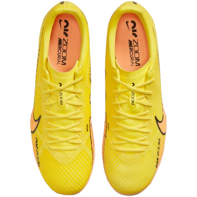 Nike Zoom Mercurial Vapor 15 Academy Tf M DJ5635 780 soccer shoe yellow yellows 1