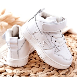 Children's High Sports Shoes White 3