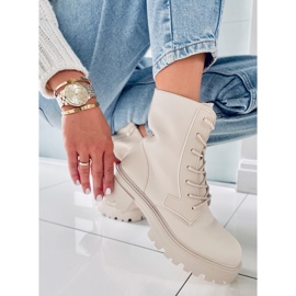 BM Lace-up boots Tamar Beige 2 BM Lace-up boots Tamar Beige 2