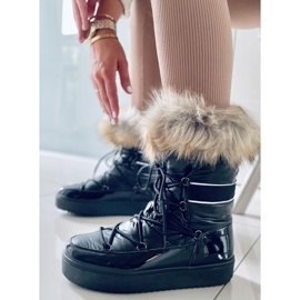 BM Amerie Black women's snow boots 2