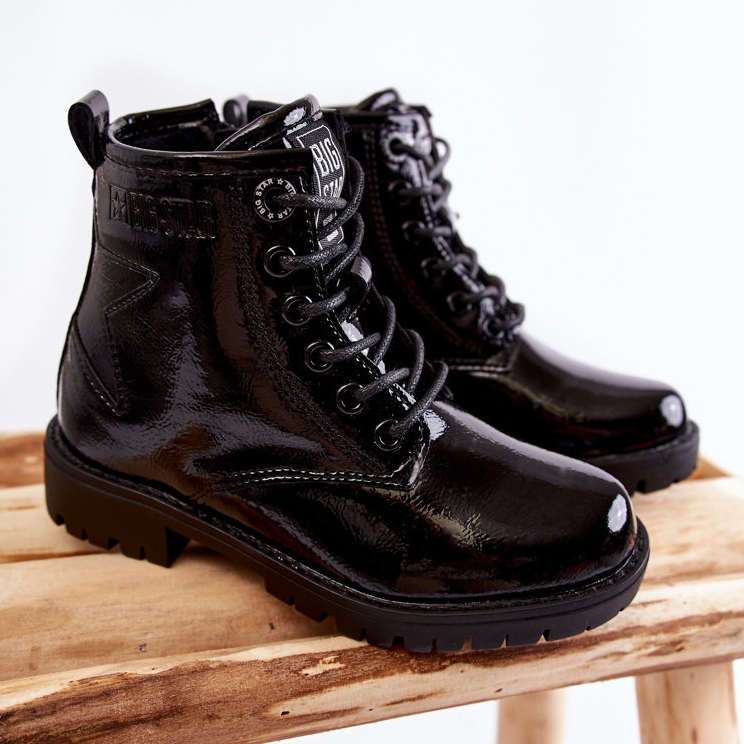 Children's Lacquered Warm Boots Big Star II374045 Black 1 Children's Lacquered Warm Boots Big Star II374045 Black 1
