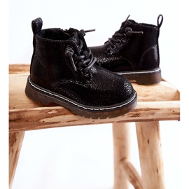 Children's Warm Boots With Zipper Black Betsy 2