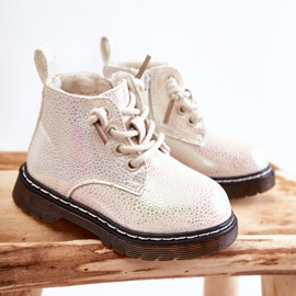 PA1 Children's Warm Boots With Zipper White Betsy 1 PA1 Children's Warm Boots With Zipper White Betsy 1