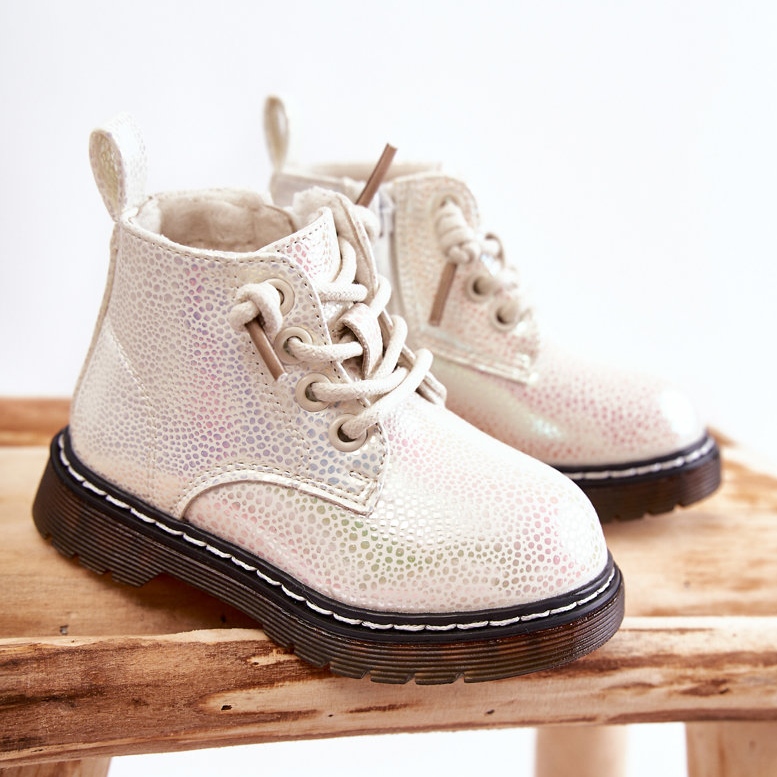 PA1 Children's Warm Boots With Zipper White Betsy 1 PA1 Children's Warm Boots With Zipper White Betsy 1