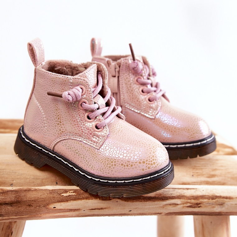 Children's Warm Boots With Zipper Pink Betsy 1 Children's Warm Boots With Zipper Pink Betsy 1