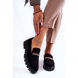 Sergio Leone Suede Shoes With Chain Black Anne 1