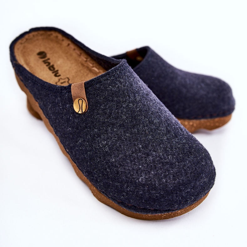 Domestic Slippers Prophylactic Slippers Inblu DK-08-041 Navy blue 1