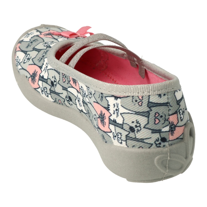 Befado children's shoes 116X297 pink silver grey 2 Befado children's shoes 116X297 pink silver grey 2
