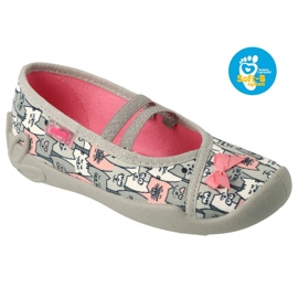 Befado children's shoes 116X297 pink silver grey 4