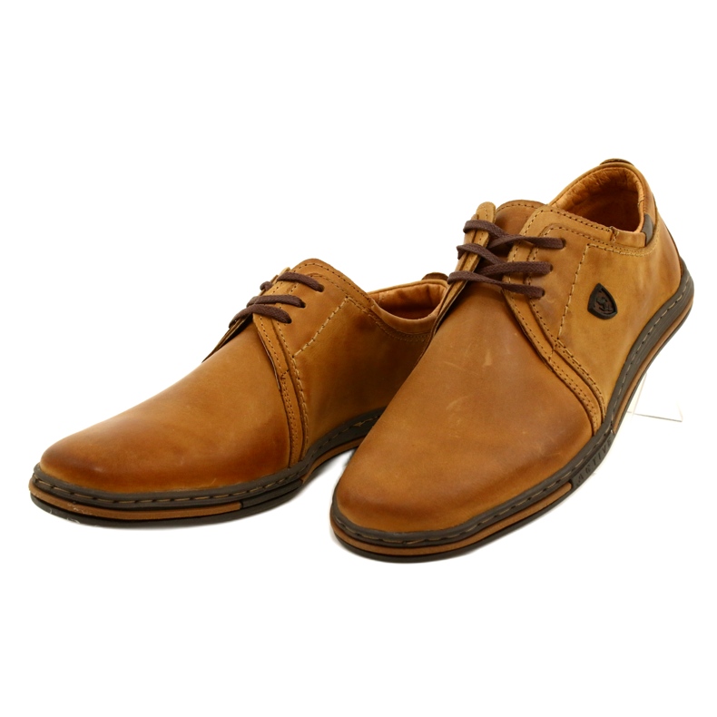 Polbut 343 Camel men's leather shoes brown 2 Polbut 343 Camel men's leather shoes brown 2