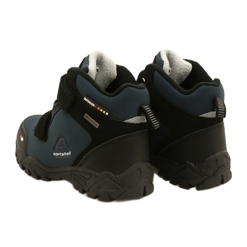 American Club Softshell boots with WT69 Navy membrane black navy blue 3