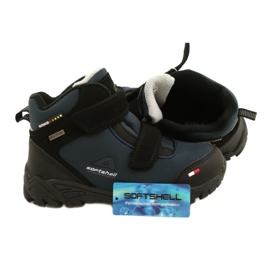 American Club Softshell boots with WT69 Navy membrane black navy blue 4