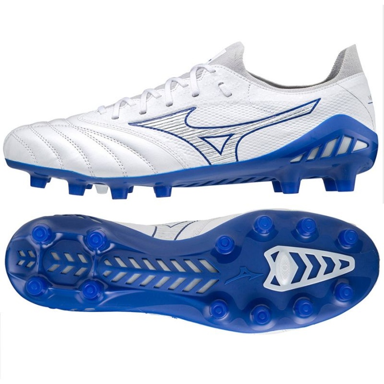 Football boots Mizuno Morelia Neo Iii ß Elite Md M P1GA229125 white white 1