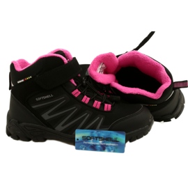 American Club Softshell boots with WT107 membrane Black / Pink 4