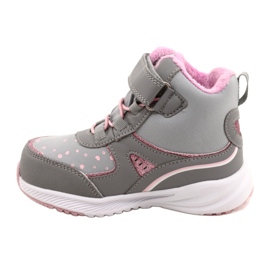 American Club Girls' sports shoes with a RL92/22 gray-pink membrane 2 American Club Girls' sports shoes with a RL92/22 gray-pink membrane 2