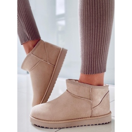 PA1 Emusy short snow boots by Aliana Beige 2