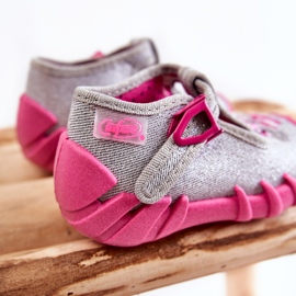 BEFADO S.A. Slippers Befado Slippers 110N454 Gray-Pink 1