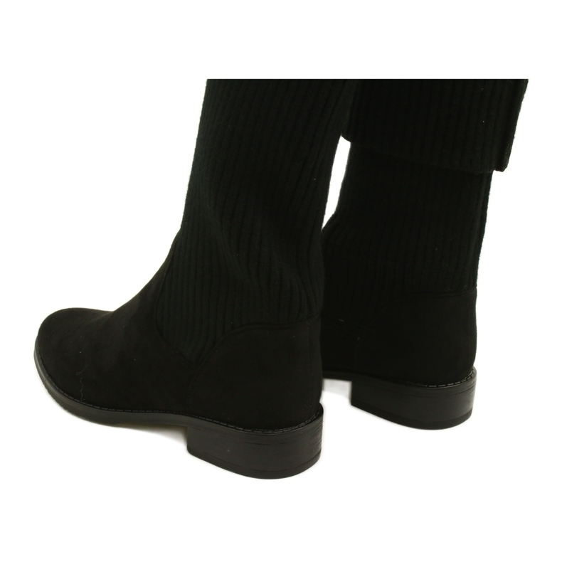 M.Daszyński Women's ribbed boots SA62-58 black boots 3 M.Daszyński Women's ribbed boots SA62-58 black boots 3