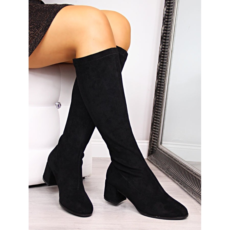 Women's black Suede Slip-On Boots Filippo 1 Women's black Suede Slip-On Boots Filippo 1