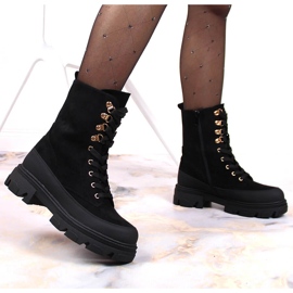Black Women's insulated boots Potocki 3