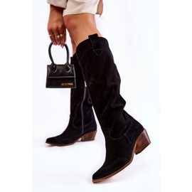 Women's High Heel Boots Lewski Shoes 3235 Black 2 Women's High Heel Boots Lewski Shoes 3235 Black 2