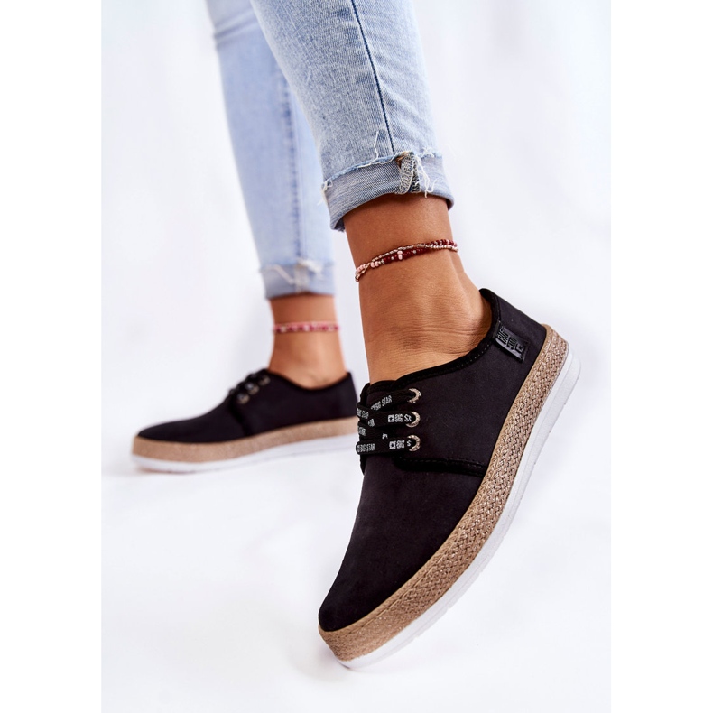 Women's Low Sneakers Memory Foam System Big Star KK276004 Black 2